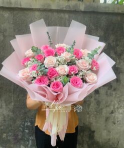 Bó Hoa Tươi Sắc Hồng - BH002