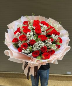 Bó Hoa Tươi Đỏ Kiêu Sa - BH003