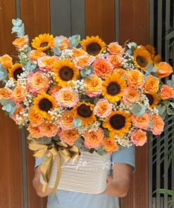 Giỏ Hoa Ánh Mặt Trời - GH004