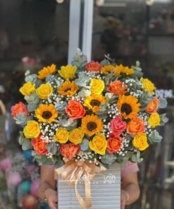 Giỏ Hoa Nắng Vàng 2 - GH013