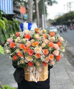 Giỏ Hoa Nắng Chiều - GH023