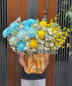 Giỏ Hoa Đơm Hoa Kết Trái - GH036