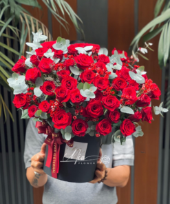 Giỏ Hoa Thanh Lịch - GH043