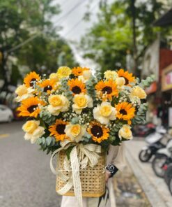 Giỏ Hoa Ánh Mặt Trời 2 - GH044
