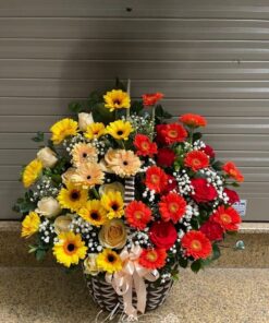 Giỏ Hoa May Mắn 2 - GH051