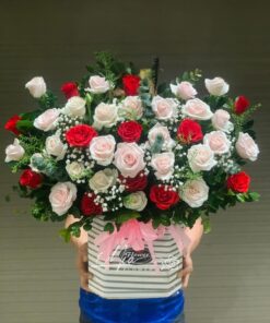 Giỏ Hoa Happy - GH053