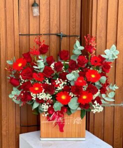 Giỏ Hoa May Mắn 3 - GH063