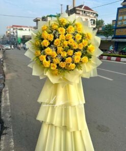 Kệ Hoa Sắc Vàng - K0012
